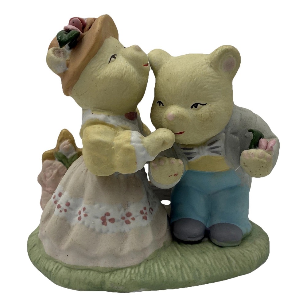 Vintage Cherished Teddies Couple Love Engagement Date Anniversary Valentines